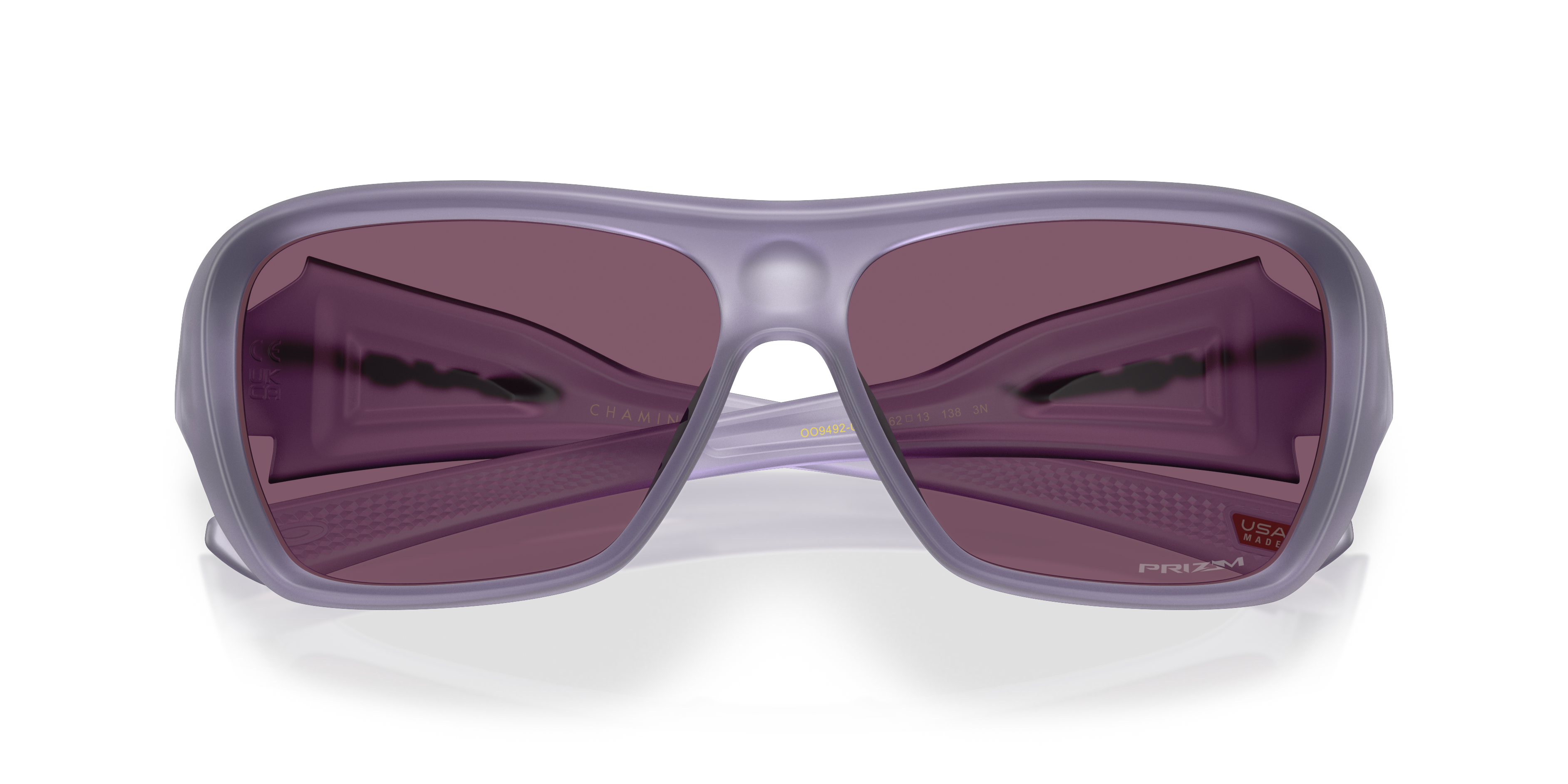 Oakley Chaminade Sunglasses with Matte Transparent Lilac Frame and