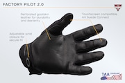 Factory Pilot 2.0 Glove TAA Compliant - Black