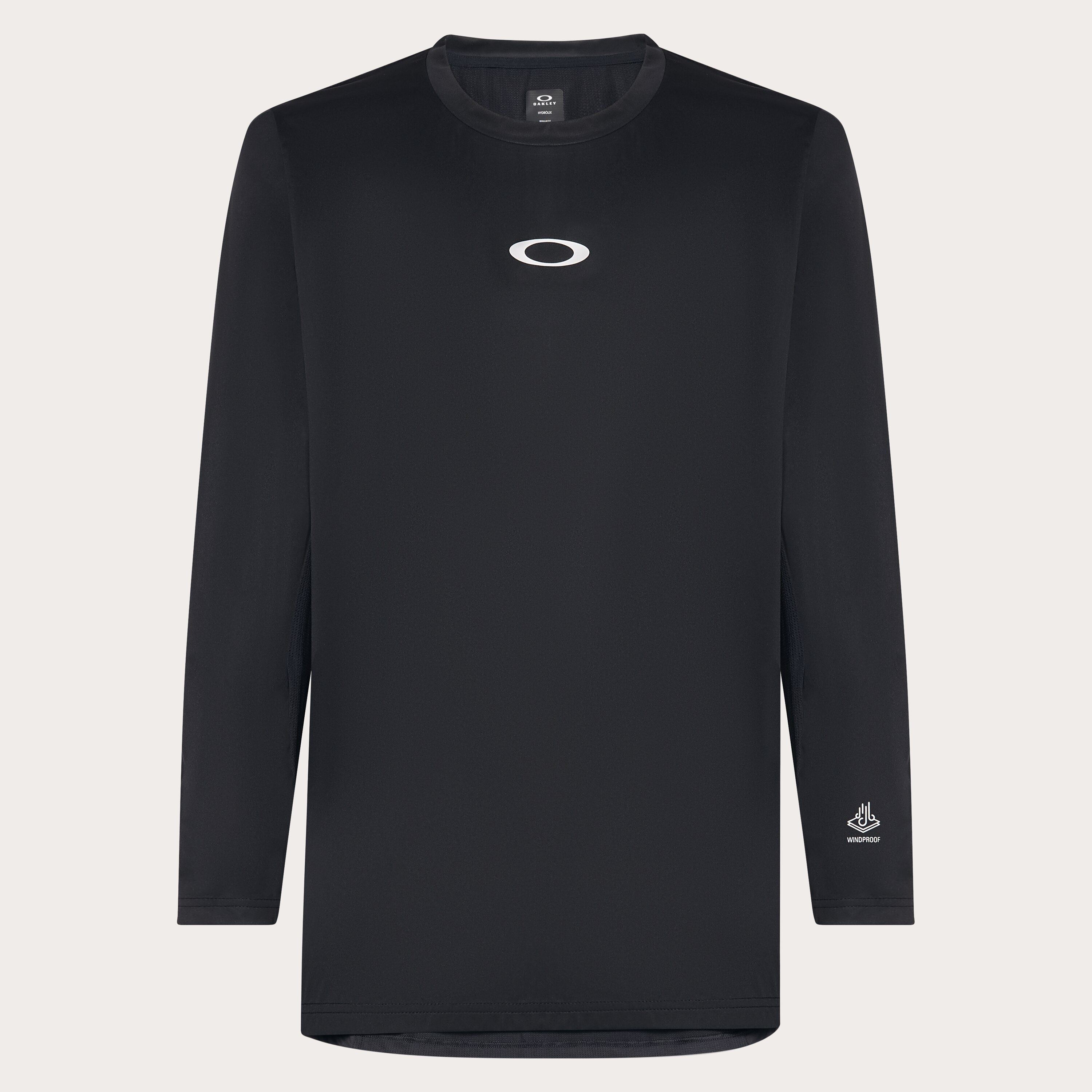 Oakley Seeker Revel Windbl Ls Jersey 2.0 In Black