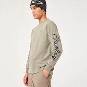 Enhance Heat Cotton Tee Graphic - Boulder Green