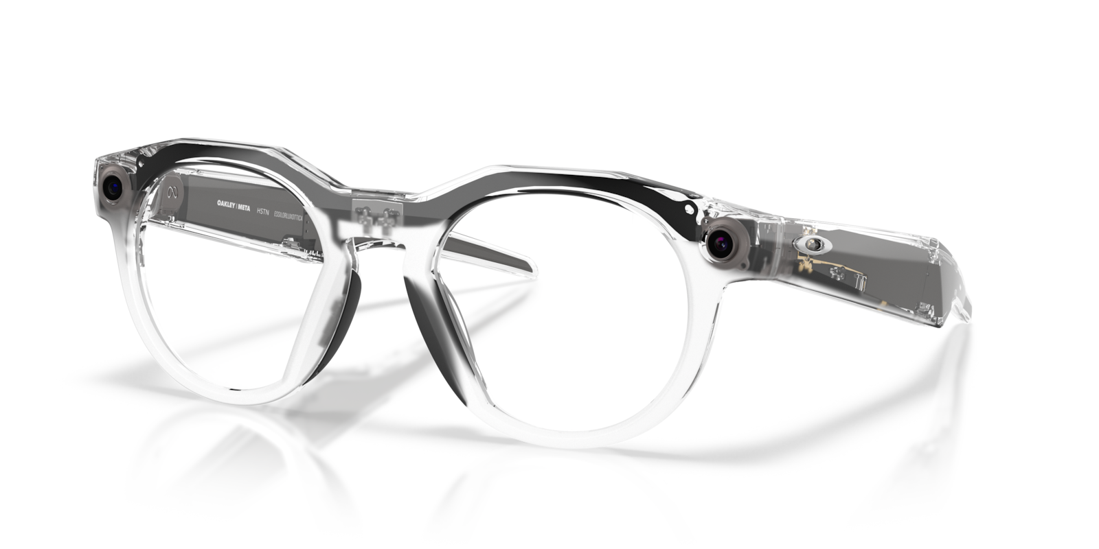 Close-up of Oakley Meta HSTN smart glasses