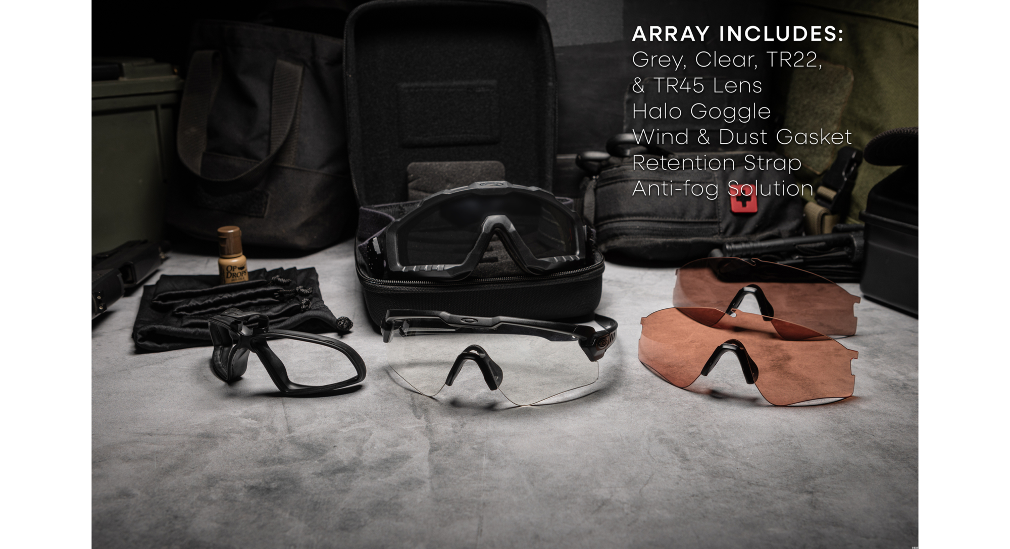 Standard Issue Ballistic M Frame® Alpha Array Operator Kit Clear Lenses ...