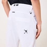 Skull Light Dry Zip Tapered - White