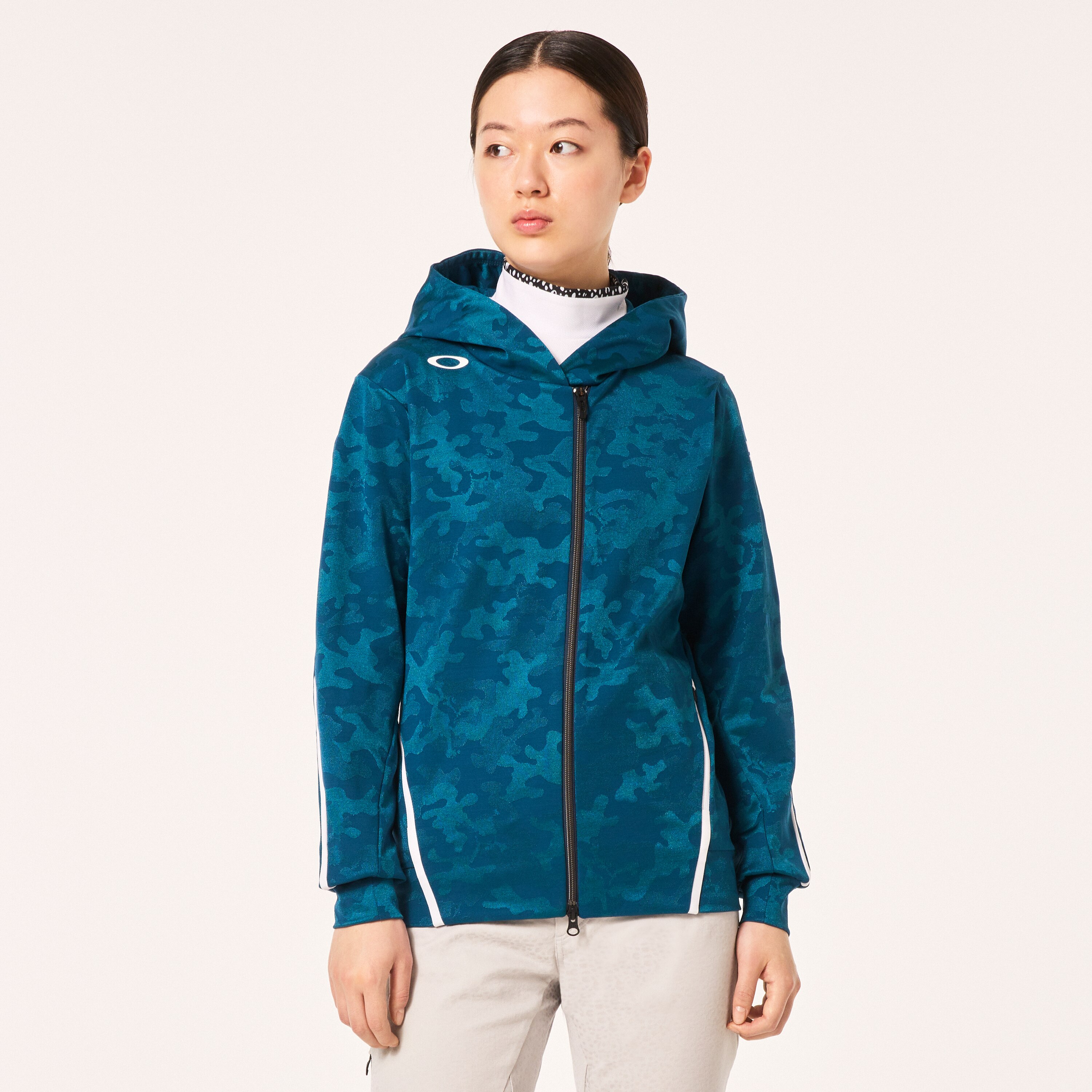 Oakley Elevate Jacquard Hoody Jacket - Oil Blue | Oakley® JP