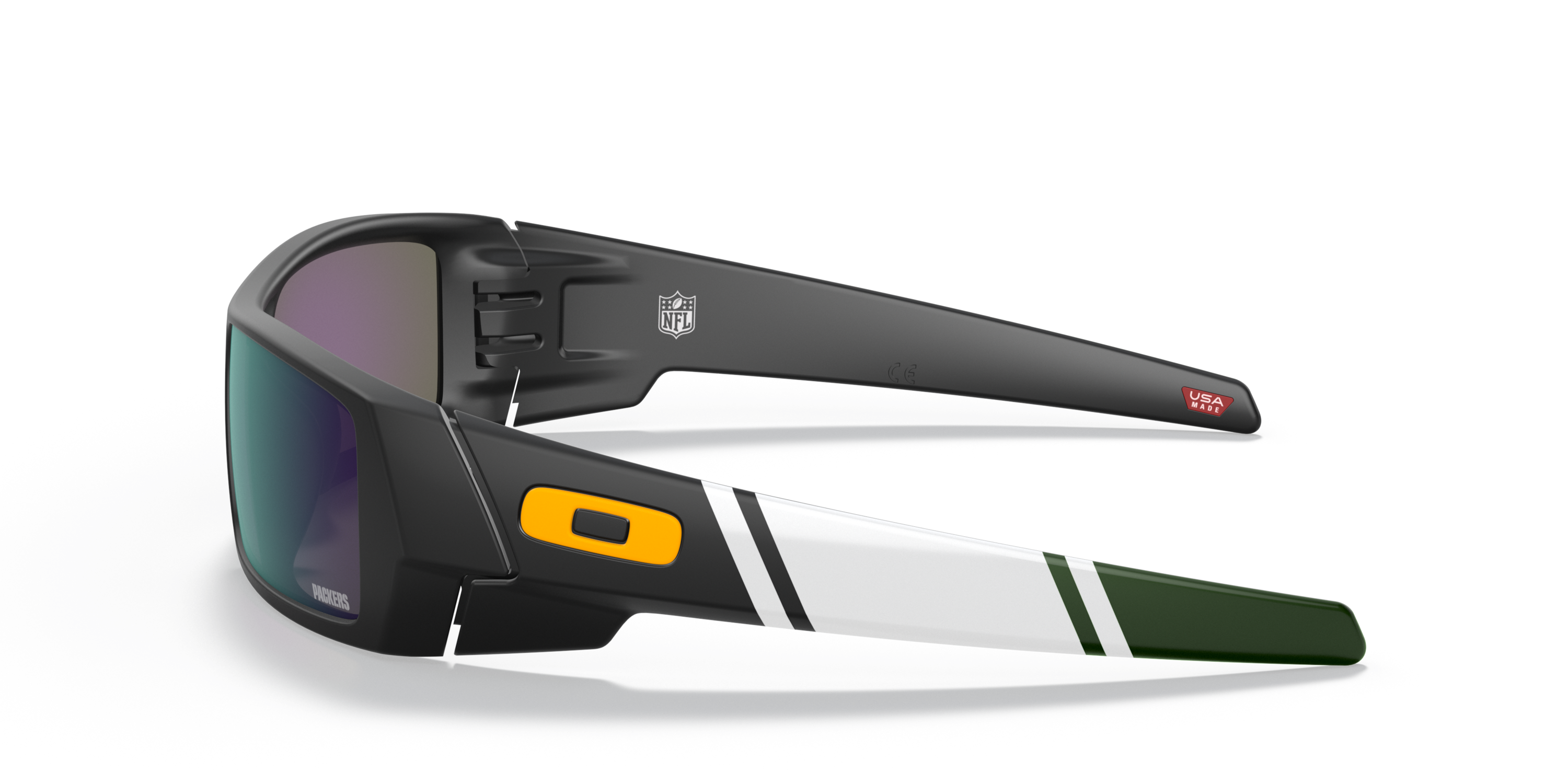 Green Bay Packers Gascan® Prizm Jade Lenses, Matte Black