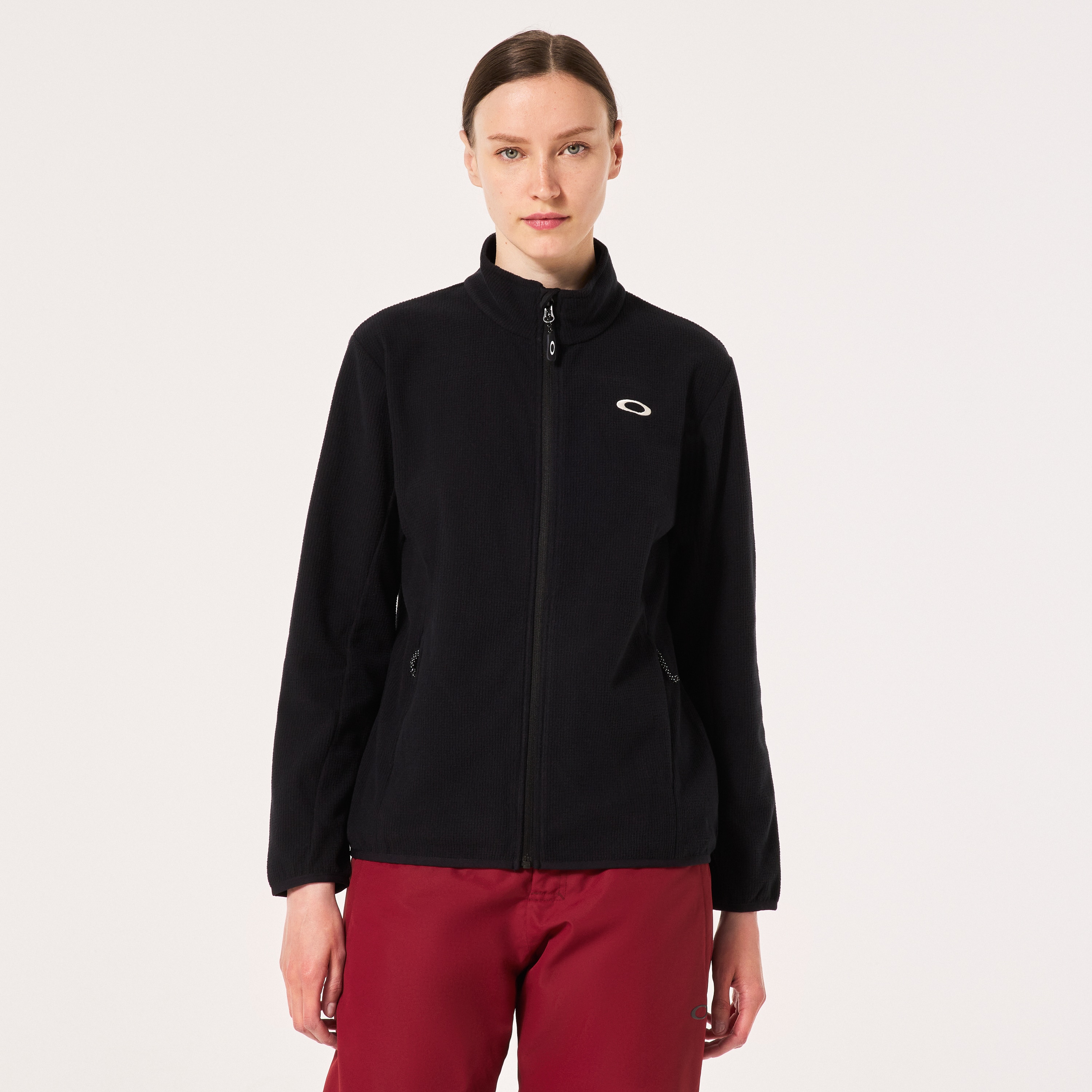 Oakley Wmns Alpine Full Zip Sweatshirt - Blackout | Oakley® US