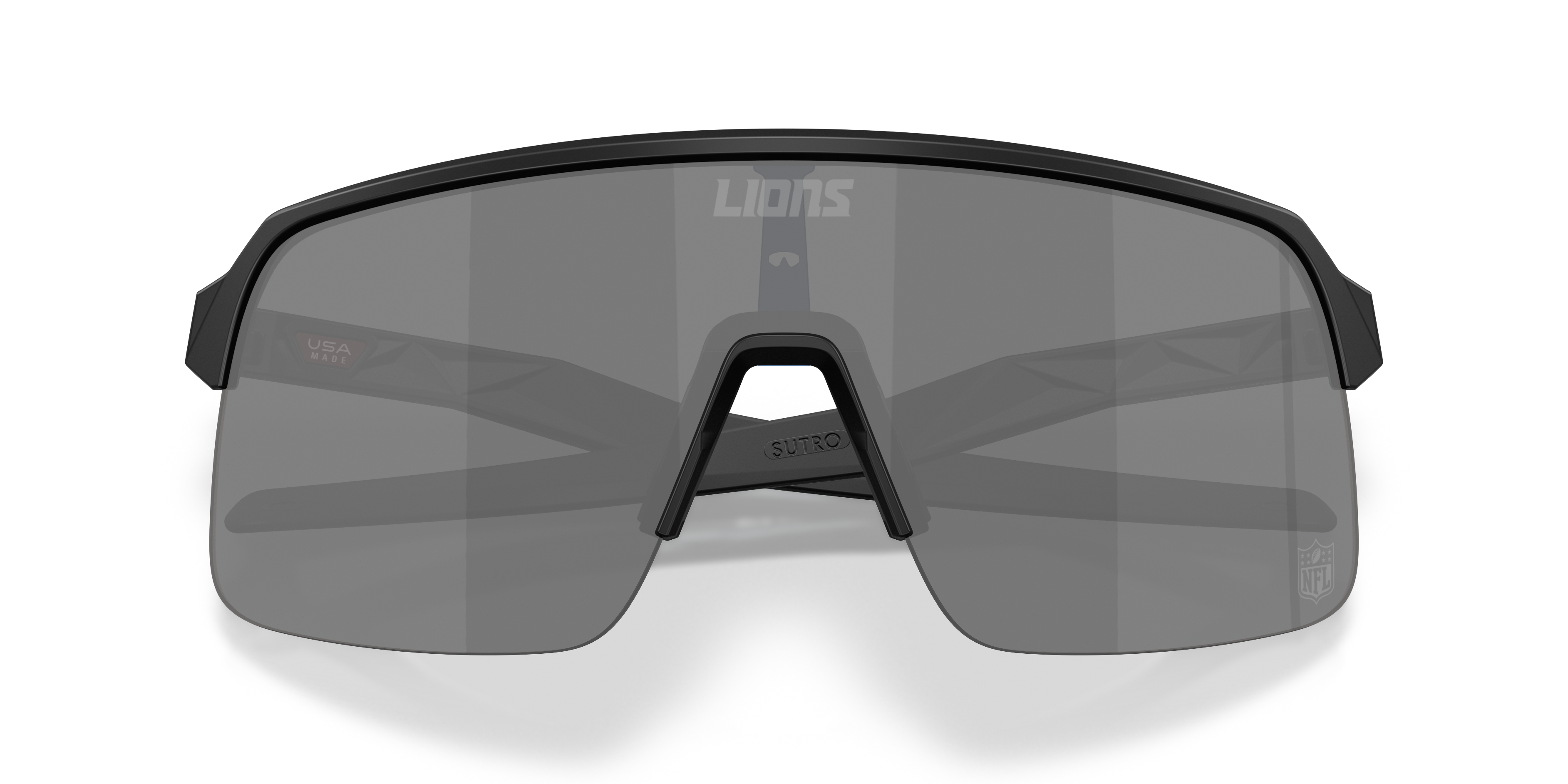 Oakley Detroit Lions Sutro Lite Sunglasses with Matte Black Frame