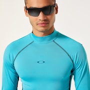 Performance LS Rashguard - Swimming Pool Blue