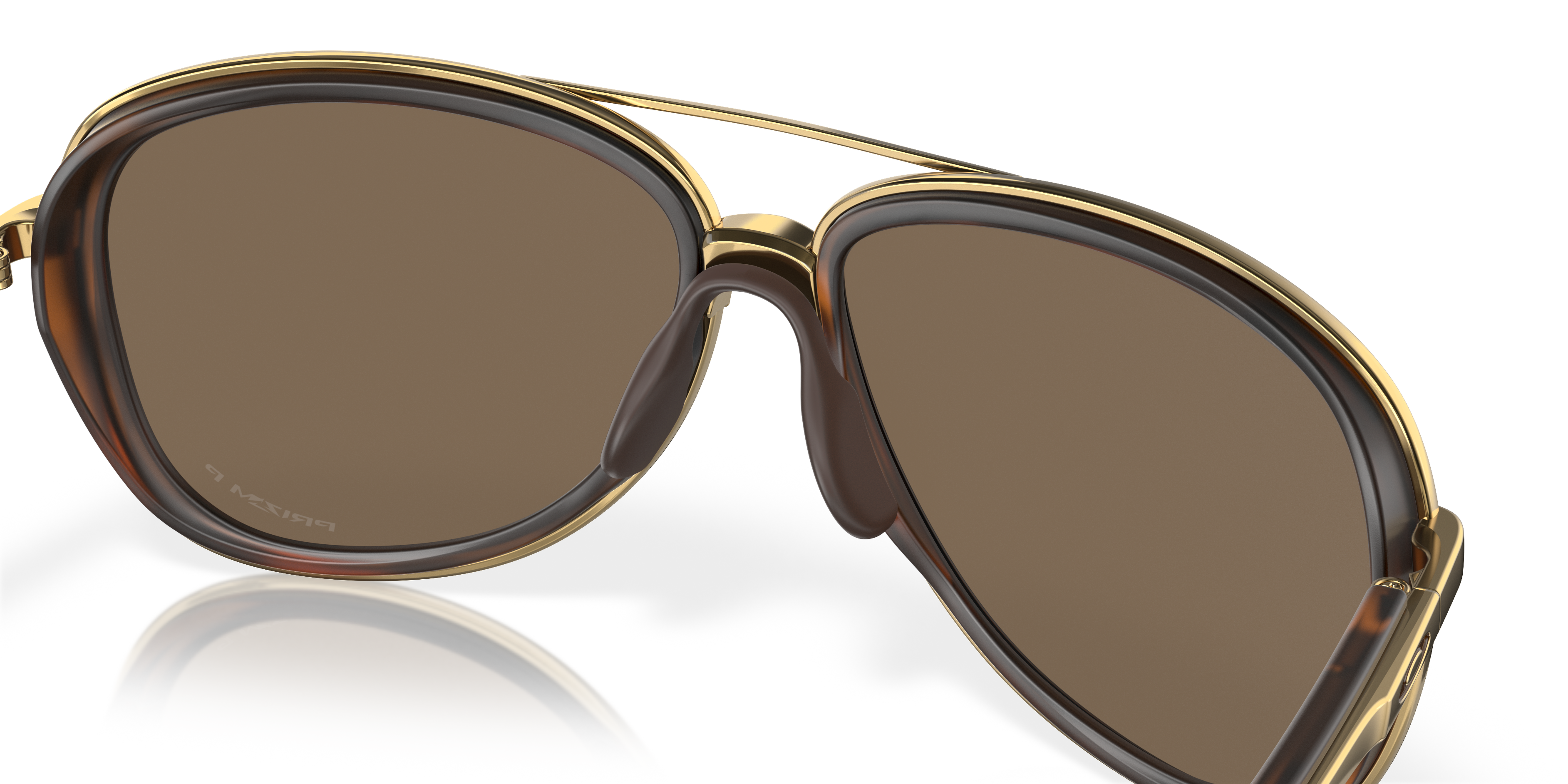 Split Time Prizm Rose Gold Polarized Lenses, Brown Tortoise Frame Sunglasses  | Oakley® US