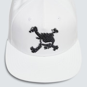Skull Flat Brim Cap Fa 22.0 - White