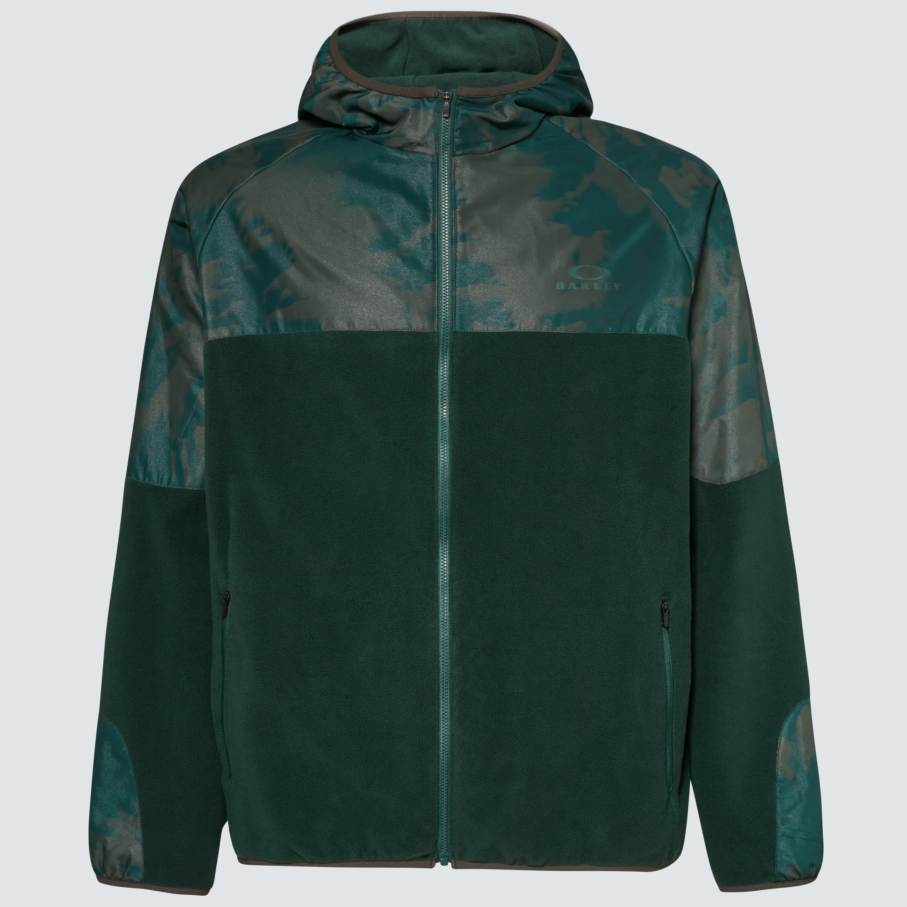 【OAKLEY】OAKLEY ALPINE FULL ZIP SWEATSHIRT Oakley Wanderlust Fz Hoodie - Green/Mountain Td Print