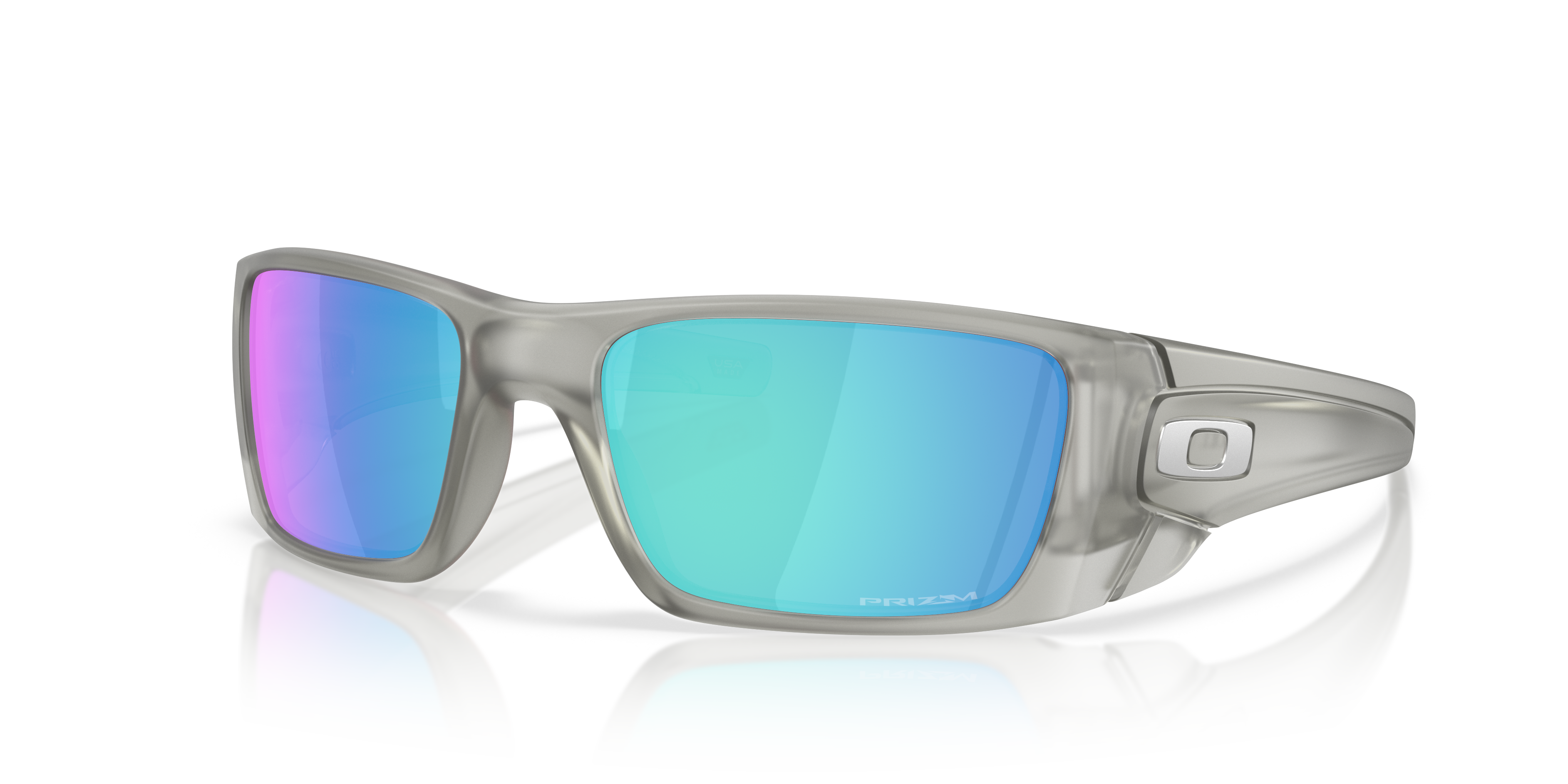 Fuel Cell Prizm Sapphire Lenses, Matte Grey Ink Frame Sunglasses