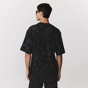 Camiseta Oakley O-Mania Full Print - Blackout