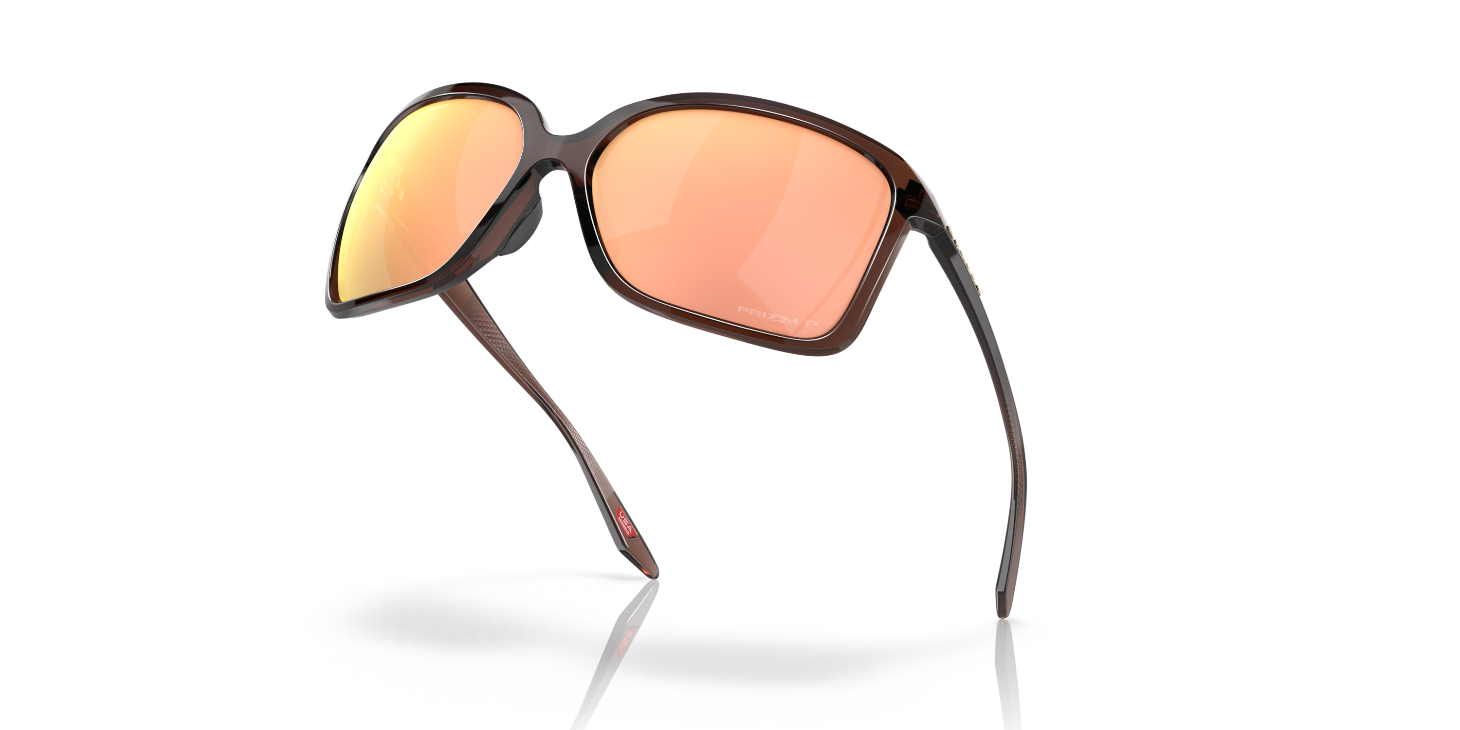 Wildrye Prizm Rose Gold Polarized Lenses, Polished Amethyst