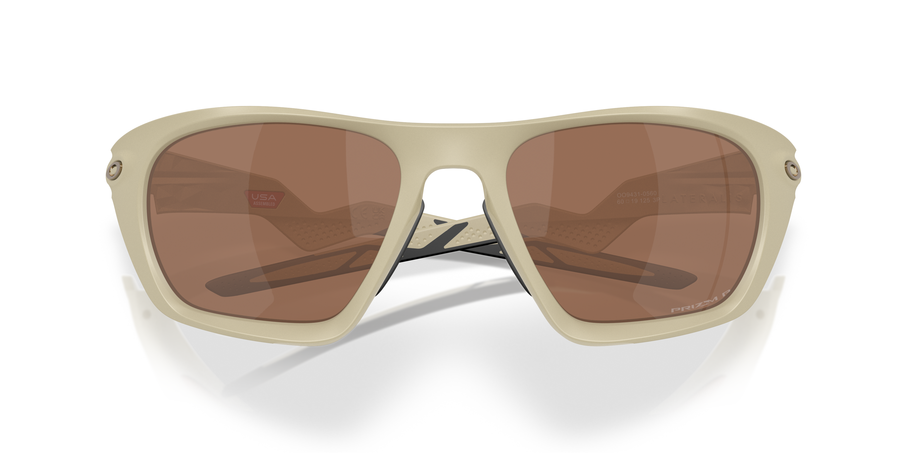 Oakley Lateralis Sunglasses with Matte Grey Ink Frame and Prizm