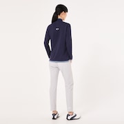 Elevate LS Elipse Mock Shirt - Peacoat