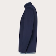 Elevate LS Elipse Mock Shirt - Peacoat