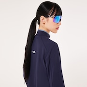 Elevate LS Elipse Mock Shirt - Peacoat