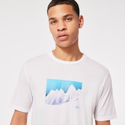 Snow Caps  Tee - White