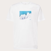 Snow Caps  Tee - White