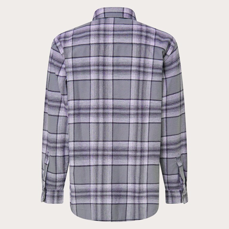 Oak Plaid LS Shirt - Cement/Graphite/White