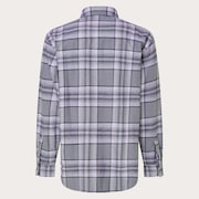 Oak Plaid LS Shirt - Cement/Graphite/White