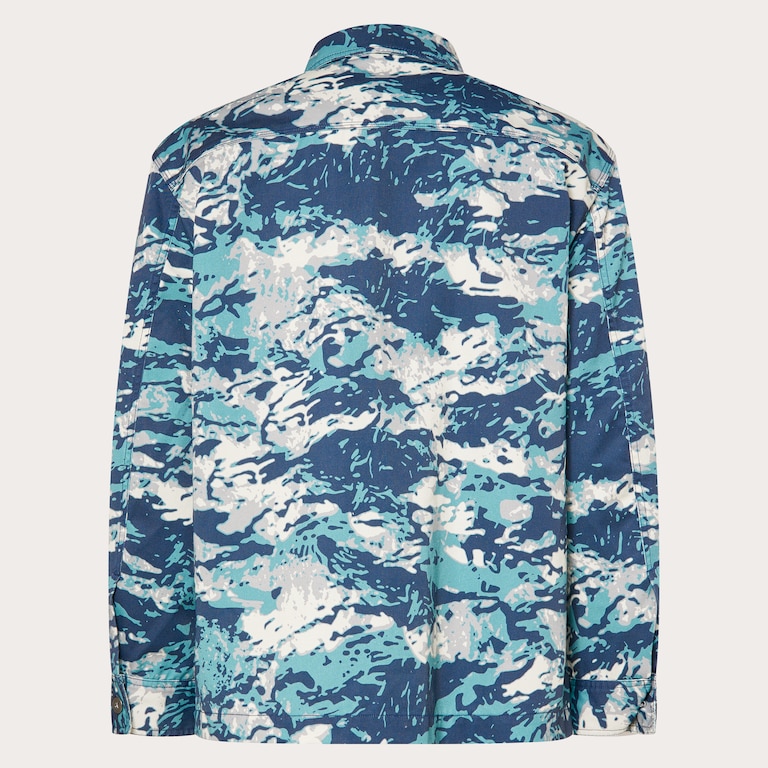Cotton Overshirt - Tiger Camo Pacific