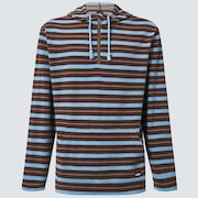 Dawny 1/4 Zip Hoodie - Carafe Stripes