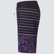 Split Floral 20 Rc Boardshorts - Purple Flower/Stripe