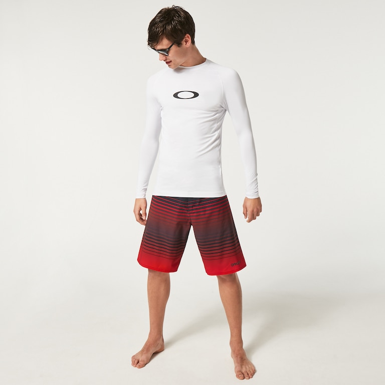 Fade Out 21" Rc Boardshort - Black/Red Stripes