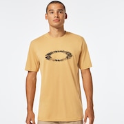 Blurred Static Icon Tee - Light Curry