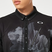 Skull Covert Bloom Shirt - Blackout