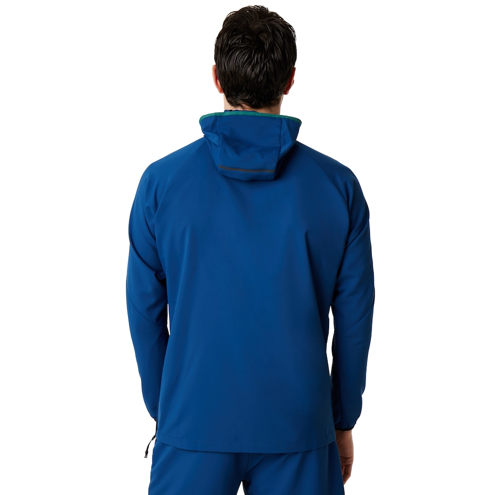 Oakley Enhance Wind Hoody Anorak 9.0 in Dark Blue | Oakley