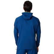 Oakley Enhance Wind Hoody Anorak 9.0 in Dark Blue | Oakley