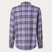 Podium Plaid Ls Flannel - New Lilac/Black Check