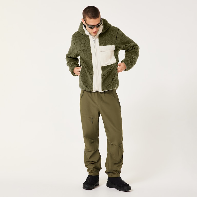 Snowdrift Full Zip Sherpa - Army Green