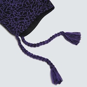 Tc Flaps Beanie - Deep Violet/Black Crackle