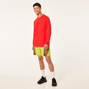 Saturdays NYC X Oakley LS Tee - Flame Scarlet