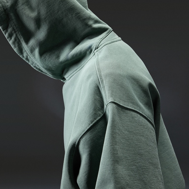 Echo Mod Embroidered Hoodie - Aviator Green