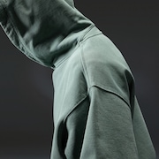 Echo Mod Embroidered Hoodie - Aviator Green