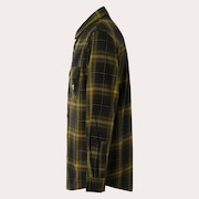 Butter Flannel Shirt - Black/Fern Check