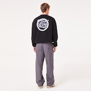 Mtl Ringed B1B Crew Sweatshirt - Blackout