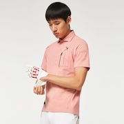 Skull Revolve 3D Pocket Shirt - Coral Marle