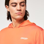 Rainbow Rc Hooded Rushguard - Soft Orange