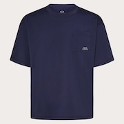 Enhance Cool Cotton Tee - Relax - Peacoat