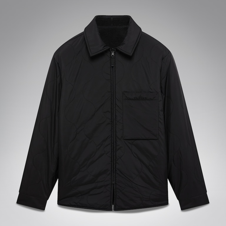Off-Slope Solid Overshirt - Pitch Black