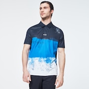 Color Block Shade Polo - Uniform Blue