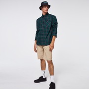 Essential Plus LT Flannel LS - Tree Green Check