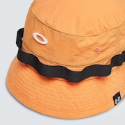 Graphic Bucket Hat - Soft Orange