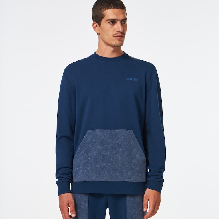 Soft Dye Crew Sweatshirt - Poseidon